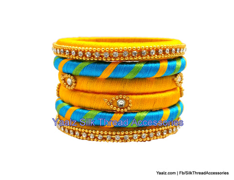 silk thread Assorted Bangle Collections