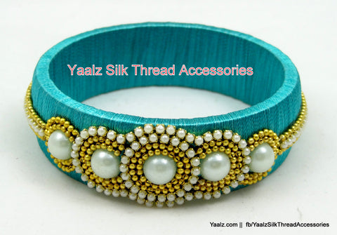 silk thread Single Bangle Collections 