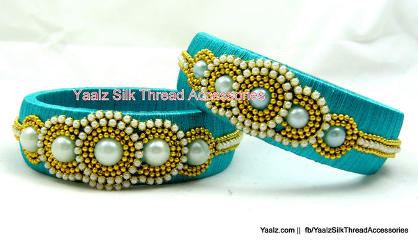 silk thread Single Bangle Collections 