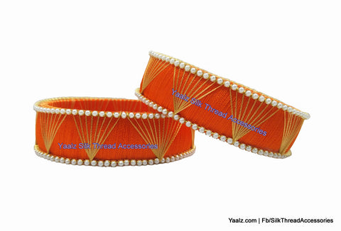 silk thread Single Bangle Collections 