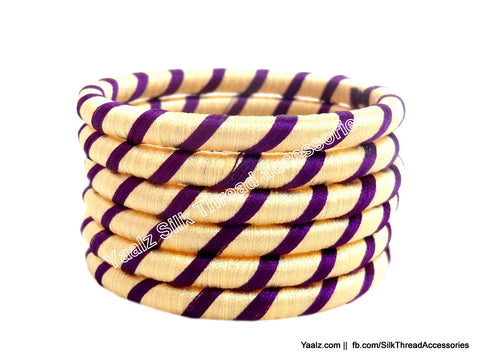 silk thread Assorted Bangle Collections 