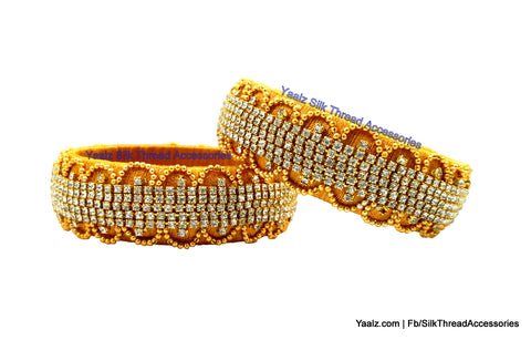 silk thread Single Bangle Collections 