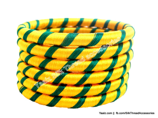 silk thread Assorted Bangle Collections 