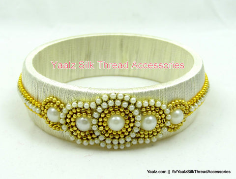 silk thread Single Bangle Collections 