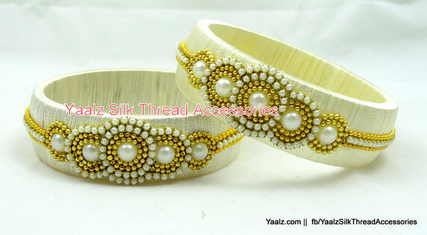silk thread Single Bangle Collections 