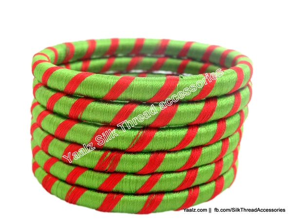 silk thread Assorted Bangle Collections 