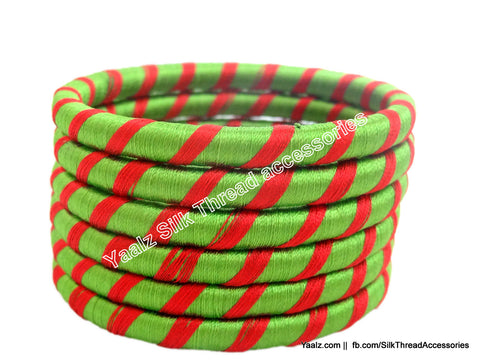 silk thread Assorted Bangle Collections 