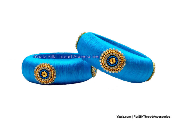 silk thread Single Bangle Collections 