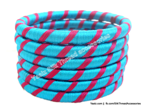 silk thread Assorted Bangle Collections 