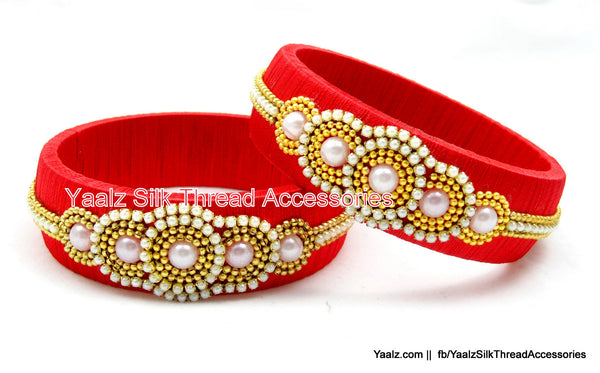 silk thread Single Bangle Collections 