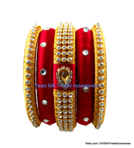 silk thread Grandeur Bangle Collections 