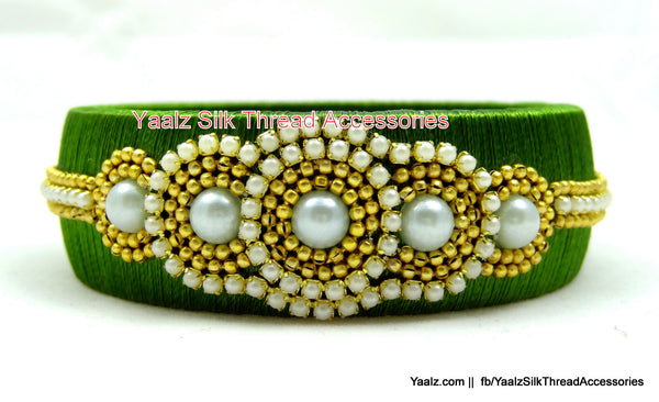 silk thread Single Bangle Collections 