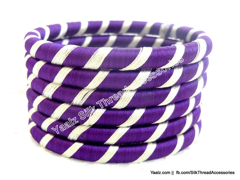silk thread Assorted Bangle Collections 