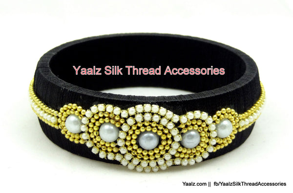 silk thread Single Bangle Collections 