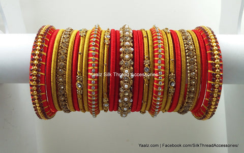 silk thread Grandeur Bangle Collections 