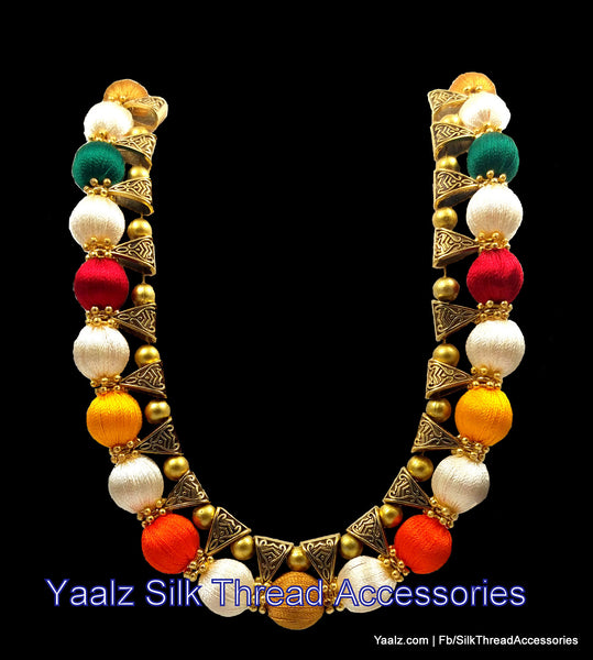 silk thread Necksets 