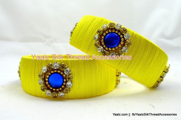 silk thread Single Bangle Collections 