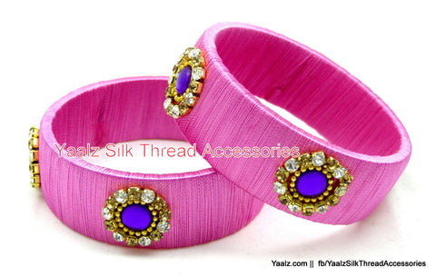 silk thread Single Bangle Collections 