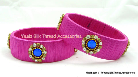 silk thread Single Bangle Collections 