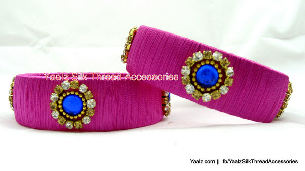 silk thread Single Bangle Collections 