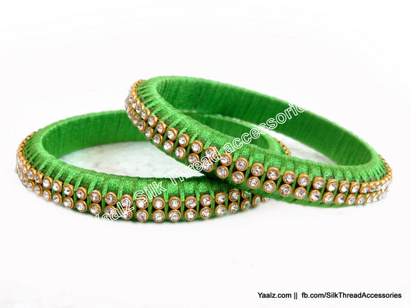 silk thread Single Bangle Collections 