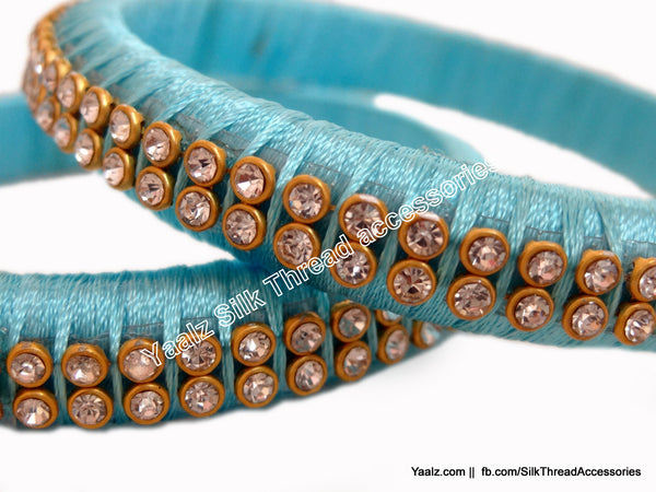 silk thread Single Bangle Collections 