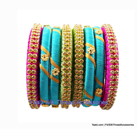 silk thread Grandeur Bangle Collections 