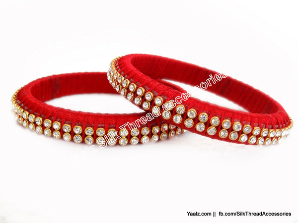 silk thread Single Bangle Collections 