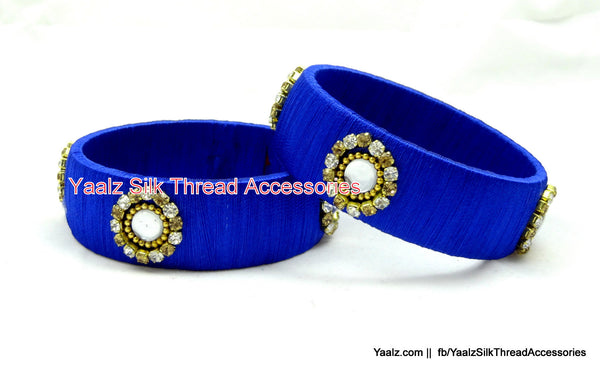 silk thread Single Bangle Collections 