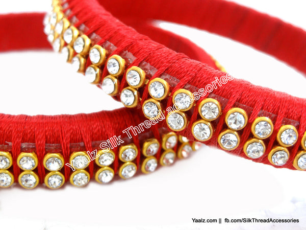 silk thread Single Bangle Collections 