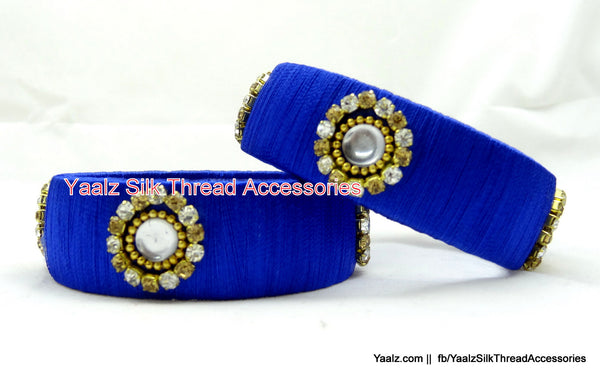 silk thread Single Bangle Collections 