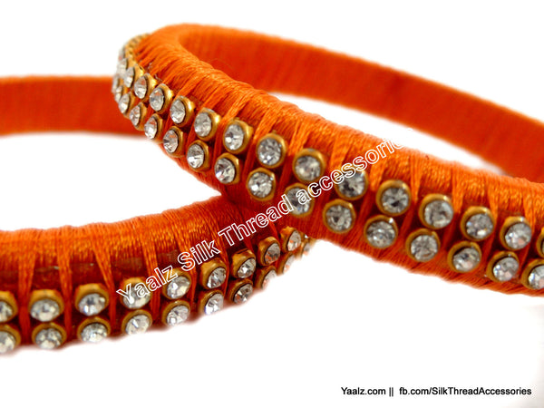silk thread Single Bangle Collections 