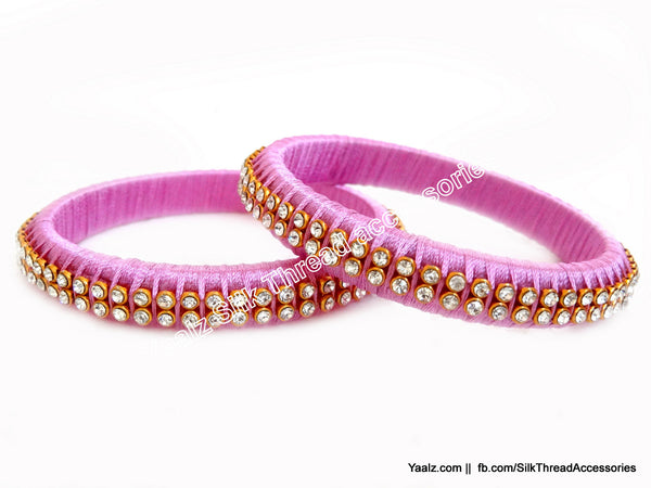 silk thread Single Bangle Collections 