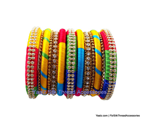 silk thread Grandeur Bangle Collections 