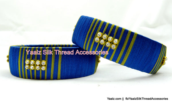 silk thread Single Bangle Collections 