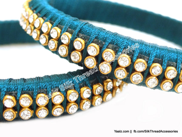 silk thread Single Bangle Collections 