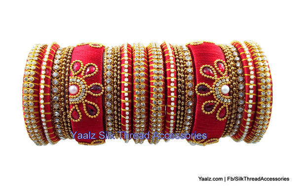 silk thread Grandeur Bangle Collections 
