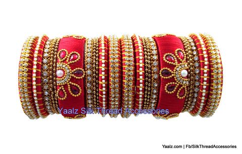 silk thread Grandeur Bangle Collections 