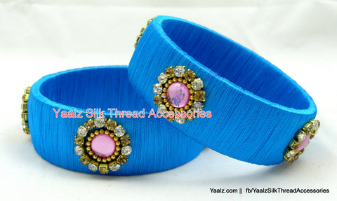 silk thread Single Bangle Collections 