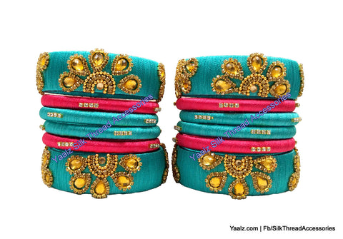 silk thread Grandeur Bangle Collections 