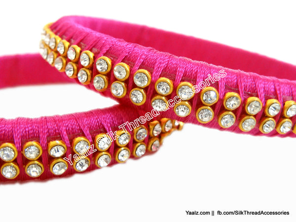 silk thread Single Bangle Collections 
