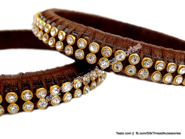 silk thread Single Bangle Collections 