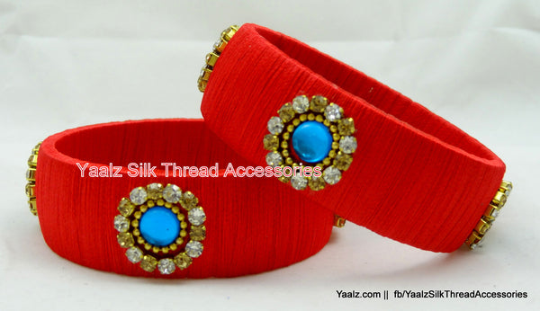 silk thread Single Bangle Collections 