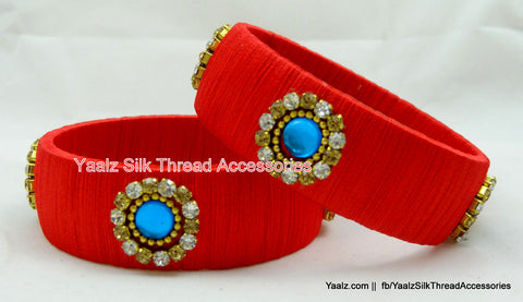 silk thread Single Bangle Collections 
