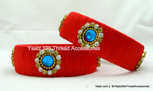 silk thread Single Bangle Collections 