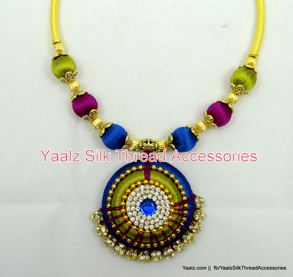 silk thread Necksets 