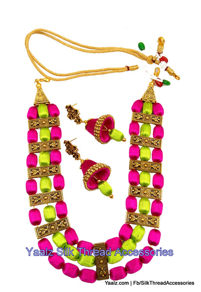 silk thread Necksets 