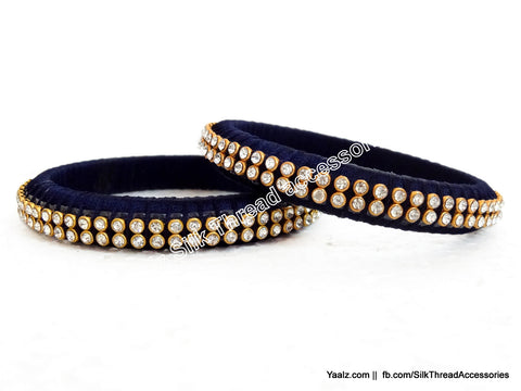 silk thread Single Bangle Collections 