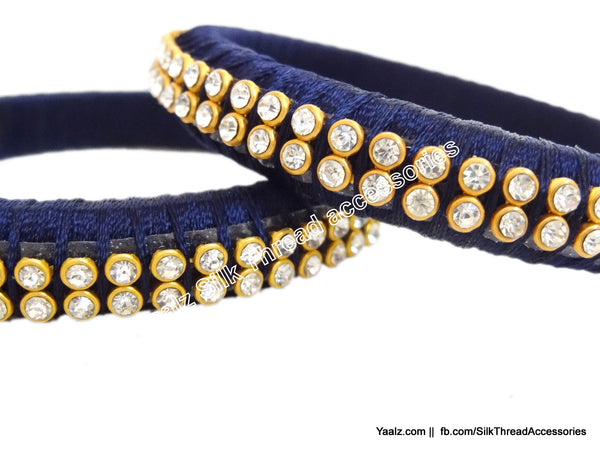 silk thread Single Bangle Collections 