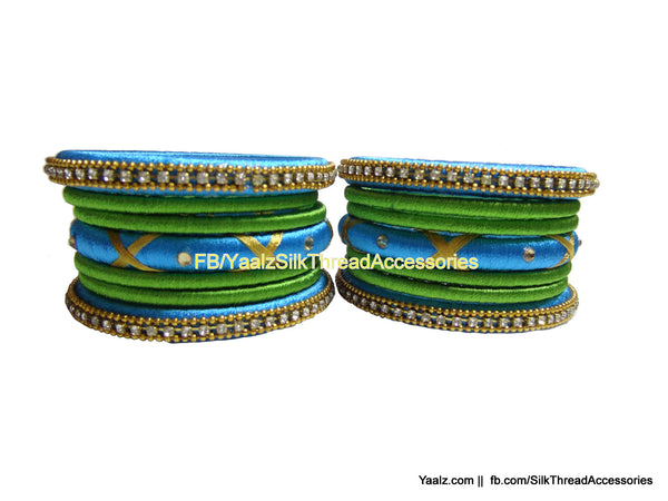 silk thread Assorted Bangle Collections 